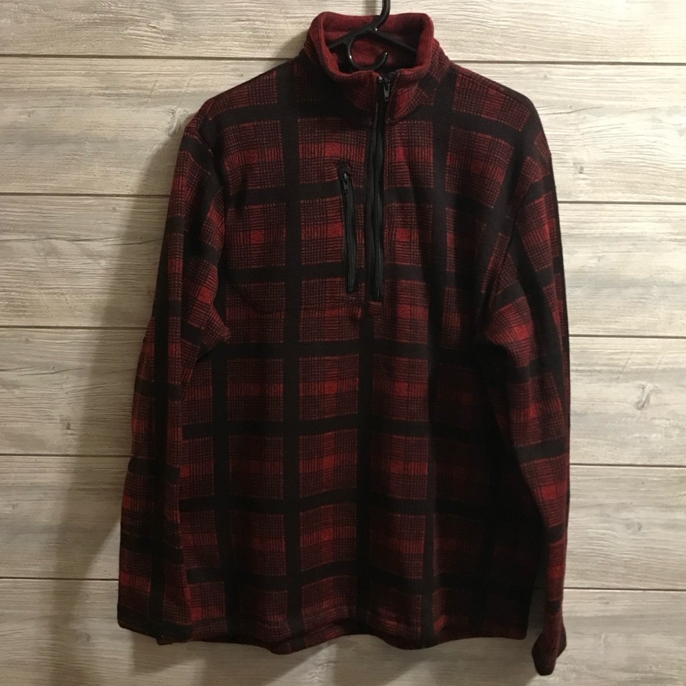 Mens 3/4 Zip Pull Over